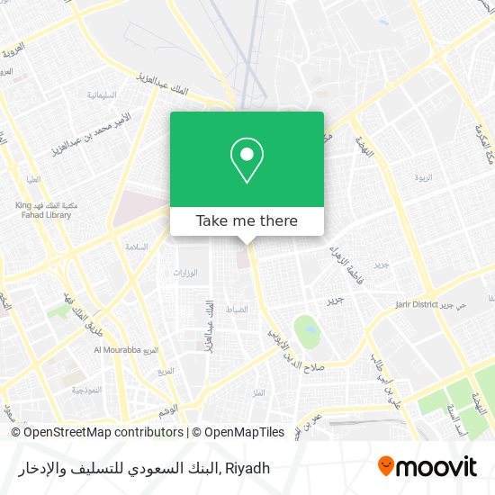 البنك السعودي للتسليف والإدخار map