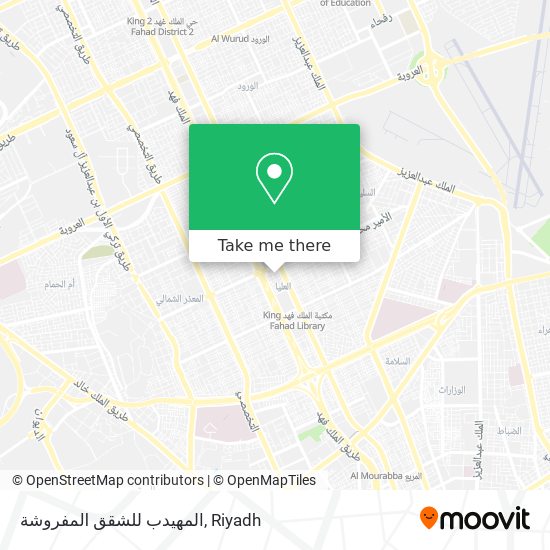 المهيدب للشقق المفروشة map