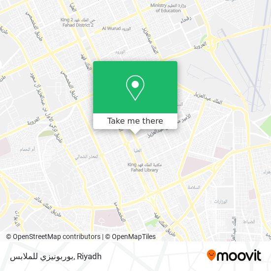 بوربونيزي للملابس map