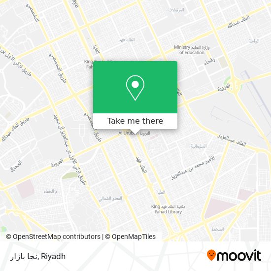 نجا بازار map