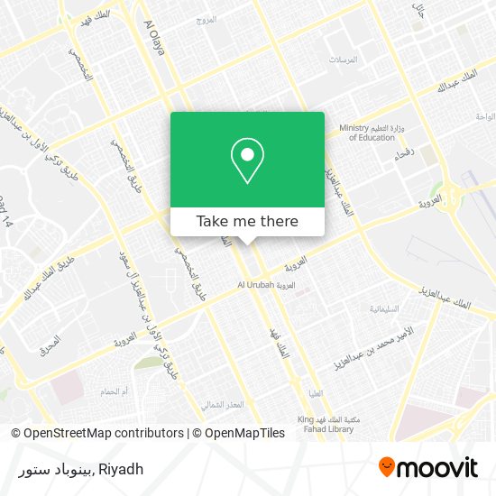 بينوباد ستور map