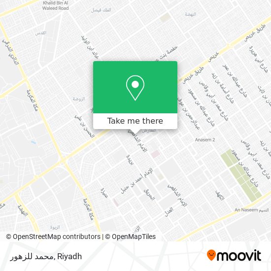 محمد للزهور map