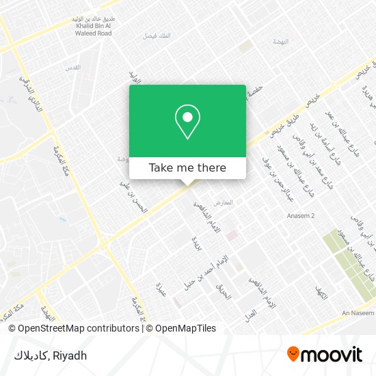 كاديلاك map