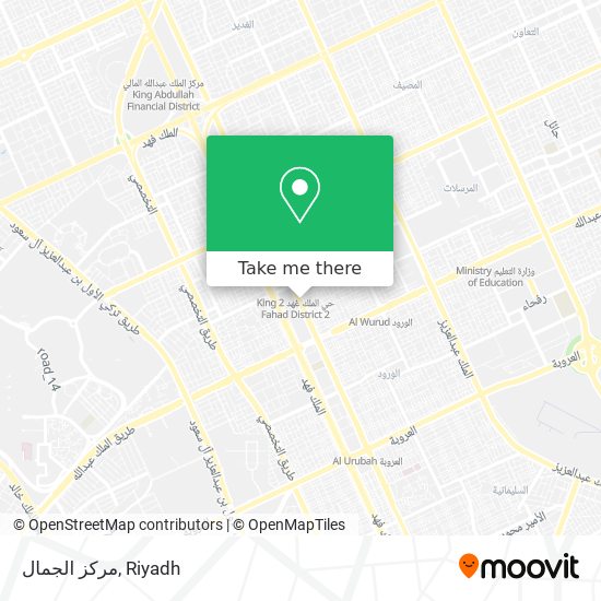 مركز الجمال map