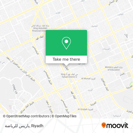 باريس للرياضة map