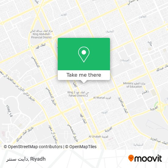 دايت سنتر map