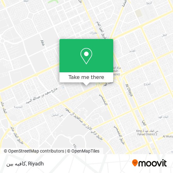 كافيه بين map