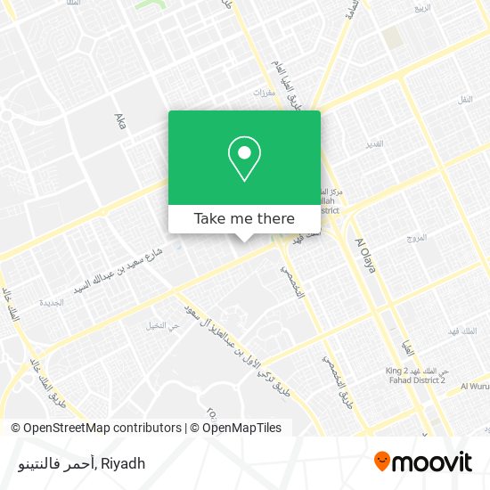 أحمر فالنتينو map