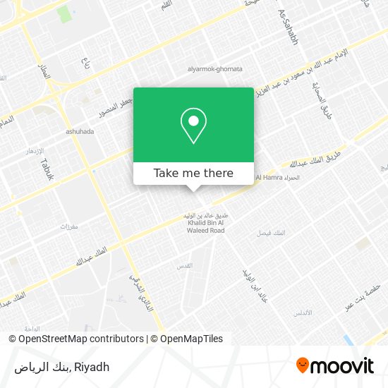 بنك الرياض map