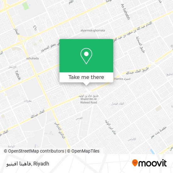 فاهيتا افينيو map