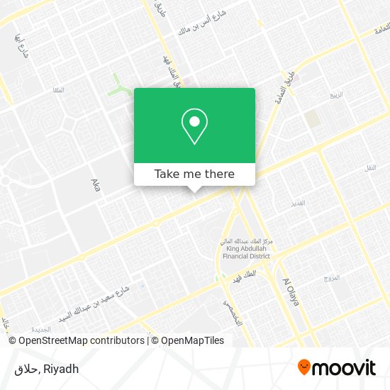 حلاق map