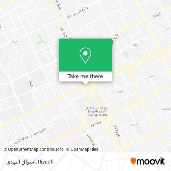 اسواق النهدي map