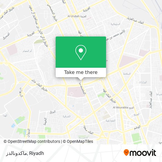 ماكدونالدز map