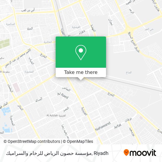 مؤسسة حصون الرياض للرخام والسراميك map