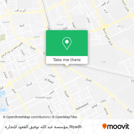 مؤسسة عبد الله توفيق القعود للتجارة map