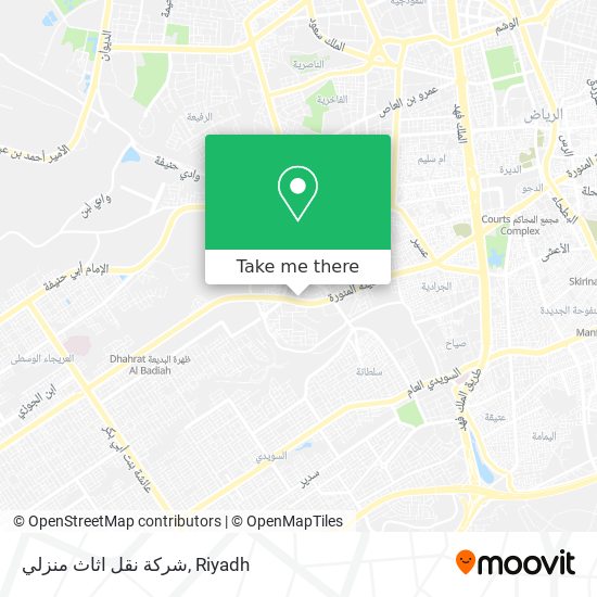 شركة نقل اثاث منزلي map