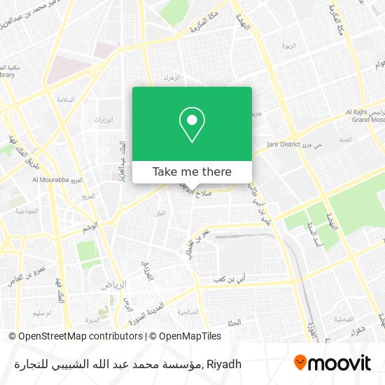 مؤسسة محمد عبد الله الشبيبي للتجارة map