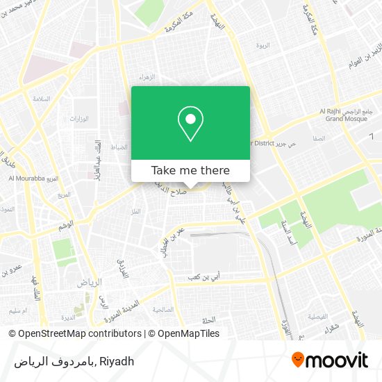 بامردوف الرياض map