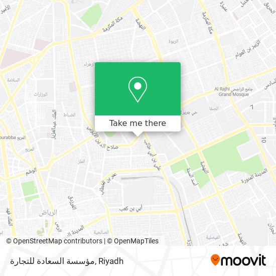 مؤسسة السعادة للتجارة map