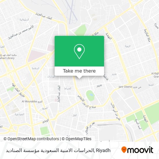 الحراسات الامنية السعودية مؤسسة الصناديد map