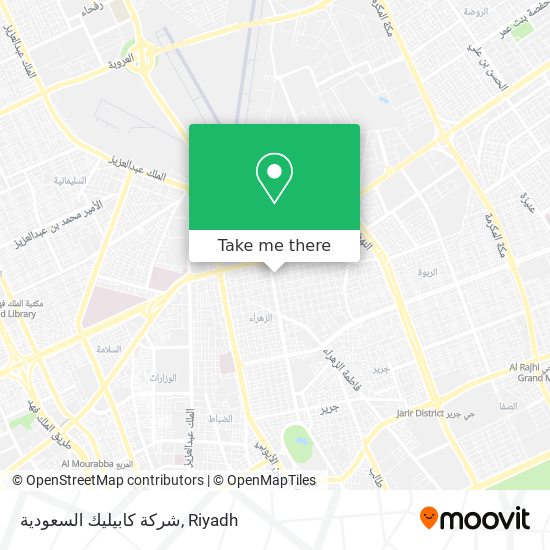 شركة كابيليك السعودية map