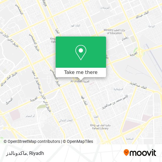 ماكدونالدز map