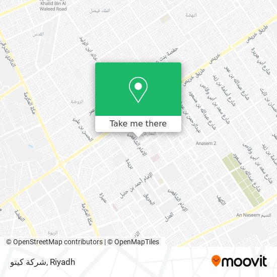 شركة كيتو map