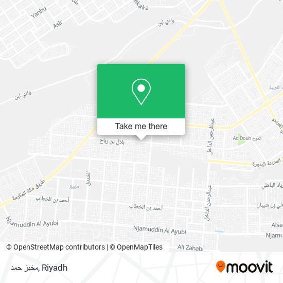 مخبز حمد map