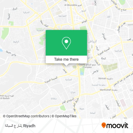 شارع السبالة map