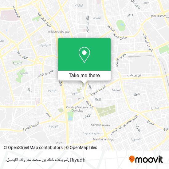 تموينات خالد بن محمد مبروك الفيصل map