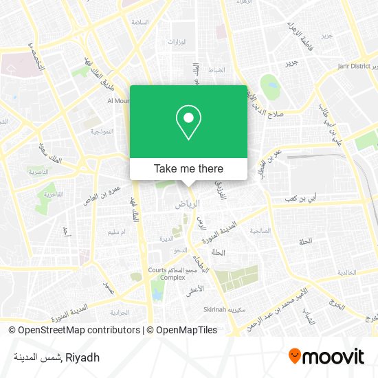 شمس المدينة map