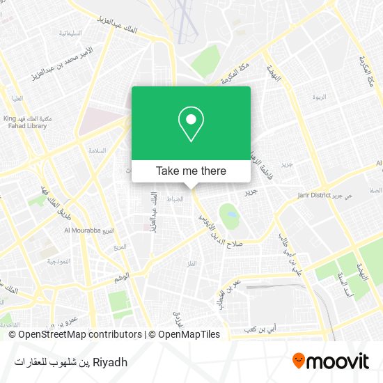 بن شلهوب للعقارات map
