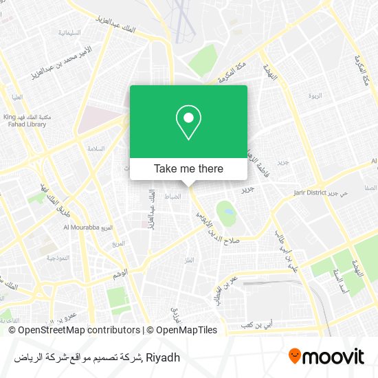 شركة تصميم مواقع-شركة الرياض map