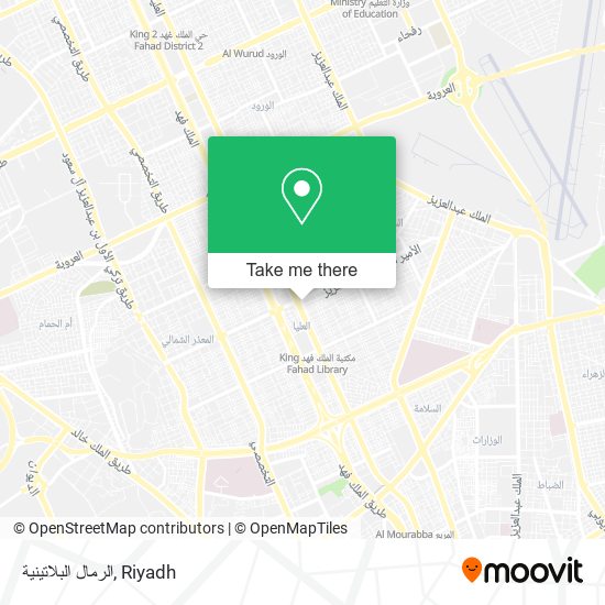 الرمال البلاتينية map