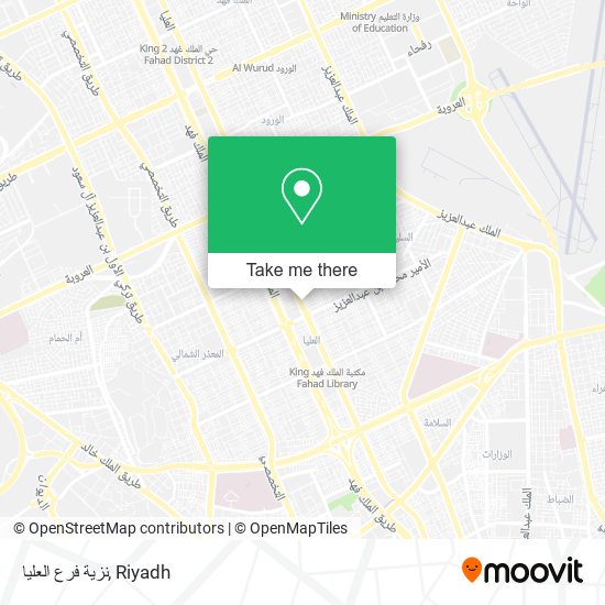 نزية فرع العليا map