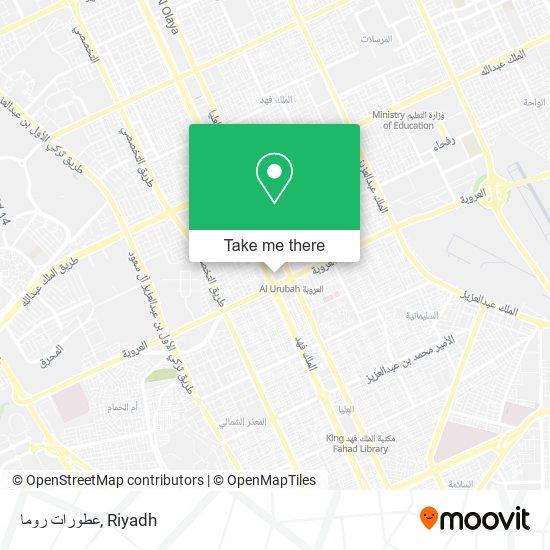 عطورات روما map