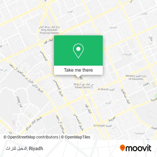 الدخيل للتراث map