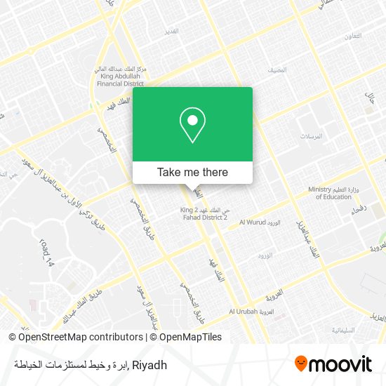 ابرة وخيط لمستلزمات الخياطة map