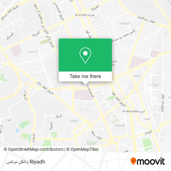 دانكن دونتس map