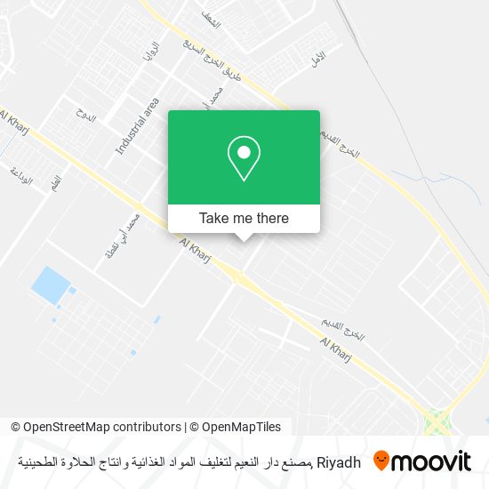 مصنع دار النعيم لتغليف المواد الغذائية وانتاج الحلاوة الطحينية map