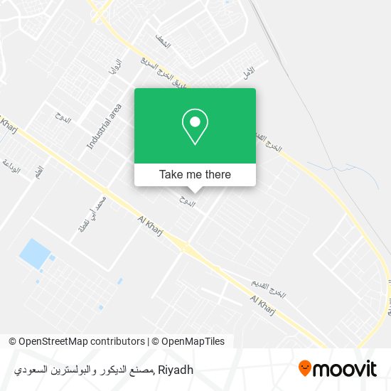 مصنع الديكور والبولسترين السعودي map