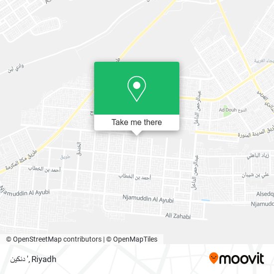 دنكين ' map