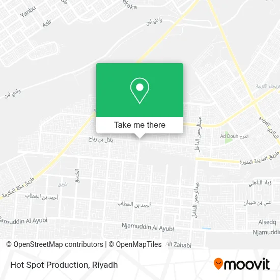 إنتاج هوت سبوت map