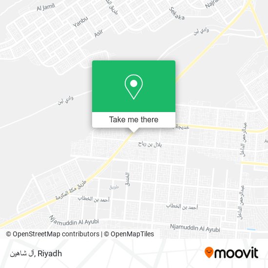 آل شاهين map