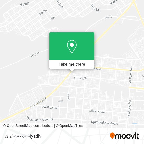 اجنحة الطيران map