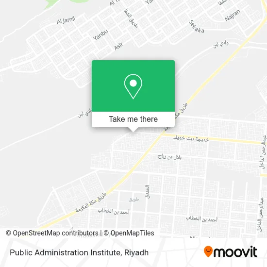 Public Administration Institute map