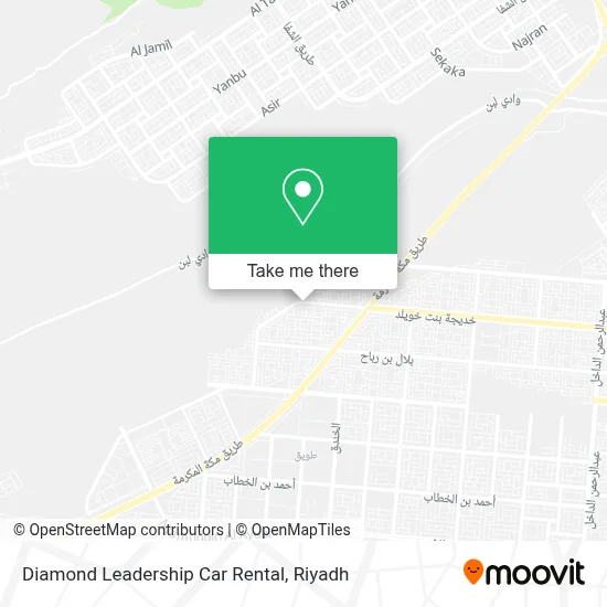 Diamond Leadership Car Rental map
