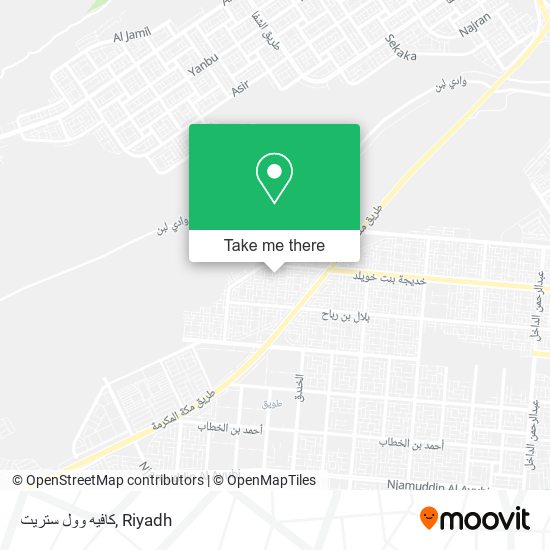 كافيه وول ستريت map