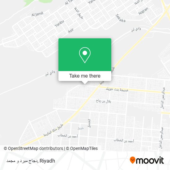 دجاج مبرد و مجمد map