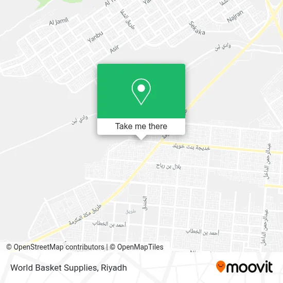 World Basket Supplies map